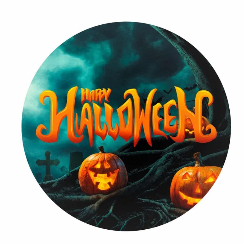 Painel Redondo 3D Halloween Abre Fácil 1,50M X 1,50M
