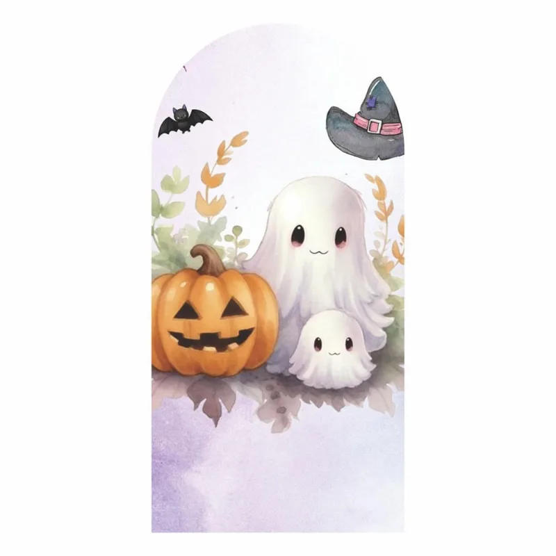 Painel Festa Decorativo Romano Halloween 3D 180Cm X 90Cm