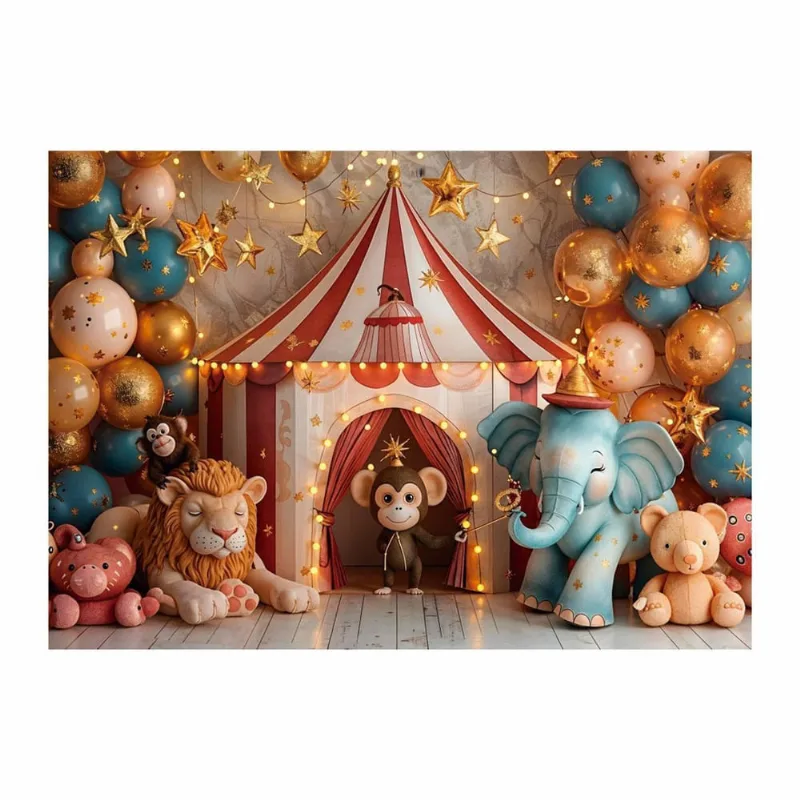 Fundo Fotográfico Circo Baby Tecido 2,20M X 1,50M F1212