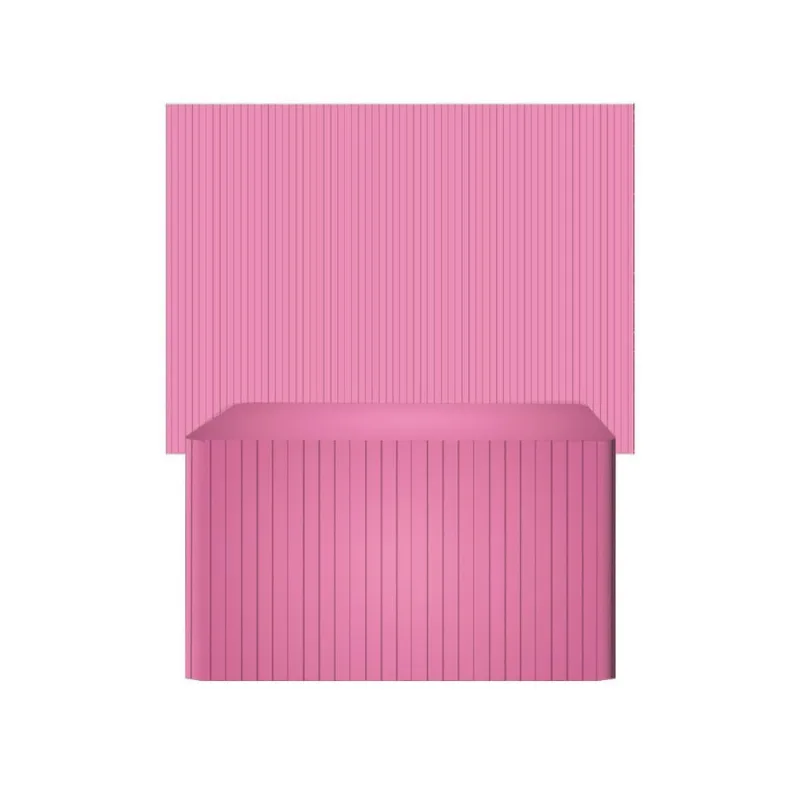 Kit Painel Retangular + Capa Mesa Ripado Em Tecido Sublimado