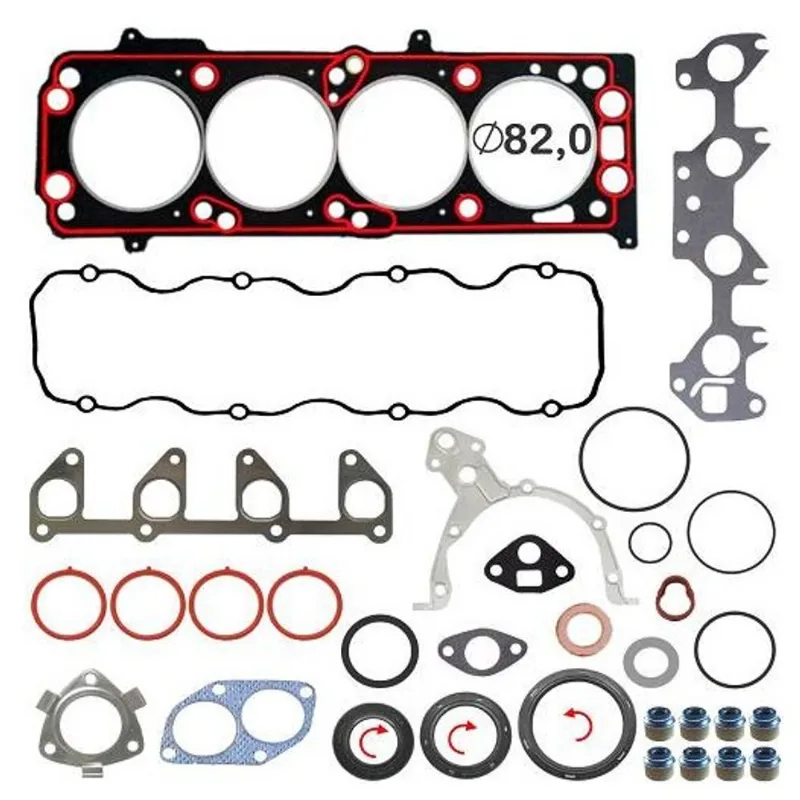Junta de Motor com retentor Doblo Idea Palio Punto Siena Strada Stilo Corsa Meriva Montana 1.8 8v 2003 Em Diante Taranto 242200R