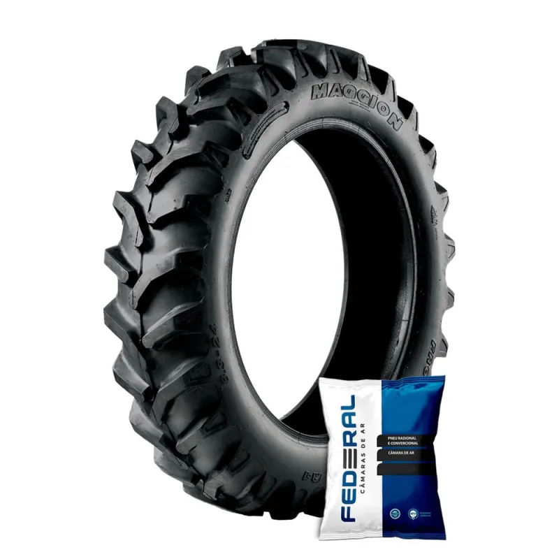 Pneu Aro 24 Maggion 12.4-24 Frontiera 2 + Câmara de Ar - Não Disponível - Automotivo