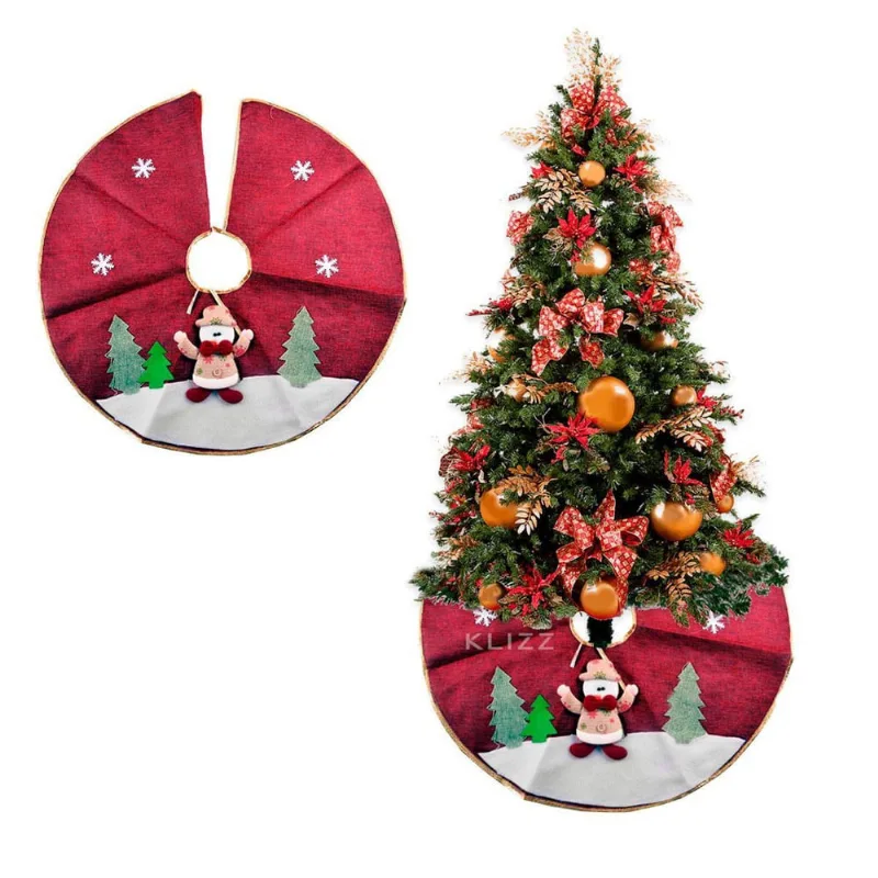 Saia Tapete Para Árvore De Natal 60cm Luxo