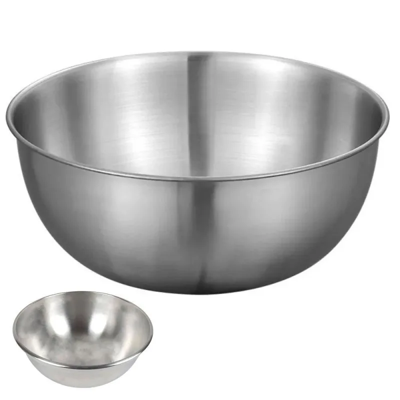 Tigela Bowl de Inox Multiuso para Preparo e Servir Alimentos Resistente Inox Braslu 750ML - Braslu - Agro