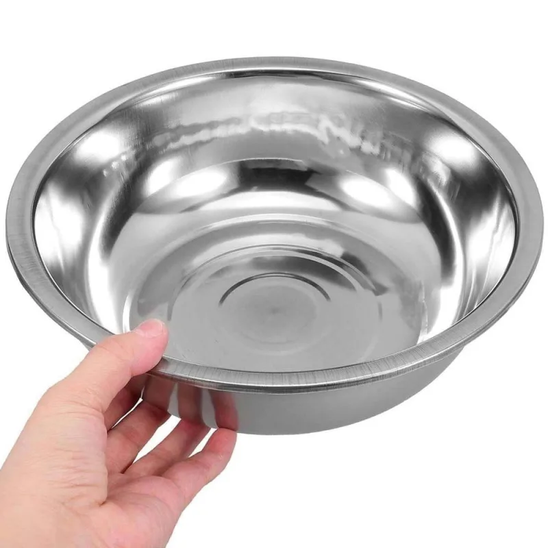 Tigela Bowl BSL3877-2 Refeição e Preparo em Inox Resistente Multiuso para Casa e Restaurante Inox - IDEAL IMPORTADOS