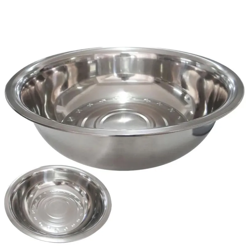 Tigela Bowl Inox Multiuso Cumbuca para Preparo e Serviço Inox Compre Desejos 1,2L - OUTRAS - Agro