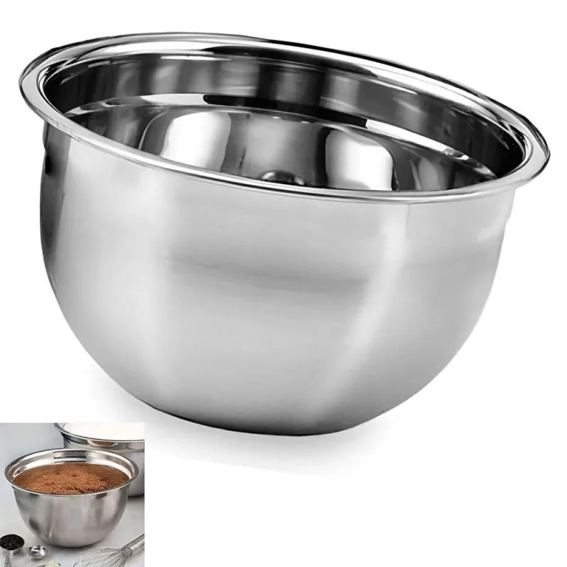 Bowl BSL3876-1 Preparo e Armazenamento Inox Multiuso para Cozinha Inox Compre Desejos 3L - OUTRAS - Utilidades Domesticas