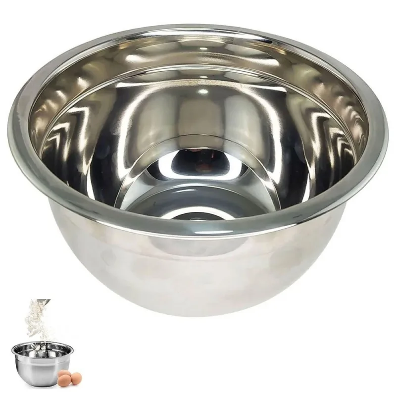 Bowl BSL3876-3 Preparo Receita em Inox Resistente Multiuso para Cozinha Inox Ideal Importados 34CM - IDEAL IMPORTADOS