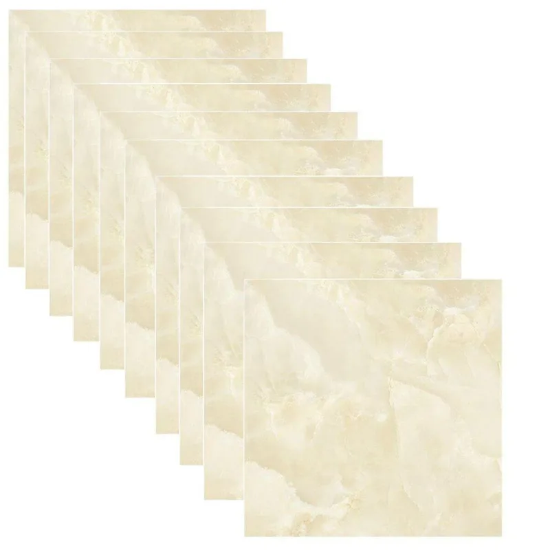 Papel De Parede Adesivo Marmore 3d Liso Vinilico Autocolante Bege Ideal Importados Kit 10 Unidades