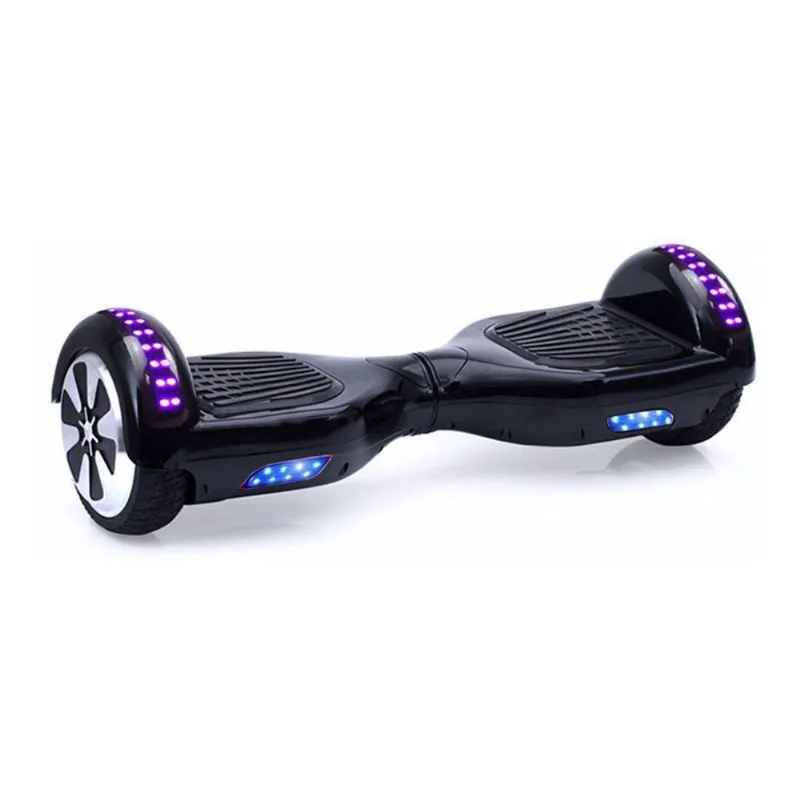 Hoverboard Skate Elétrico Preto Original 6.5 Led Bluetooth Brinovar
