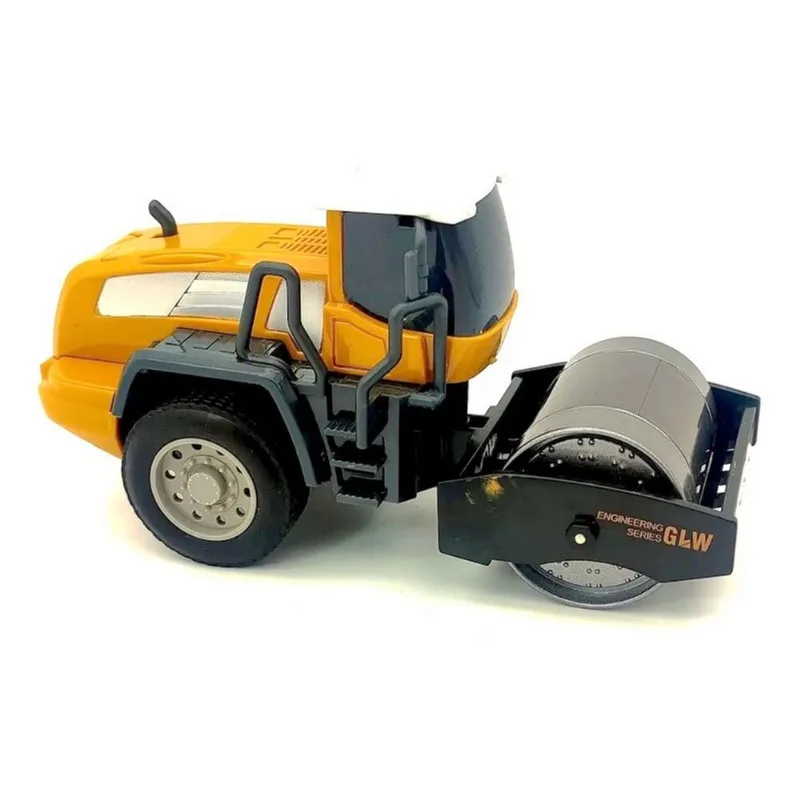 Miniatura Trator Rolo Compressor - Construção 1/55 GLW