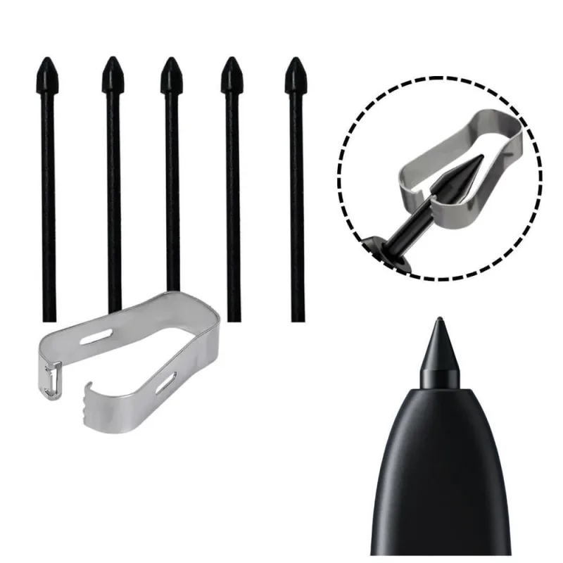 Kit 5 Pontas Extras Para Caneta Galaxy Tab S6 T865 - Não Disponível - Tablets