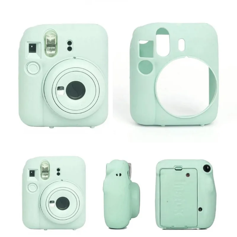 Capa Case Protetora De Silicone Para Câmera Instax Mini 12