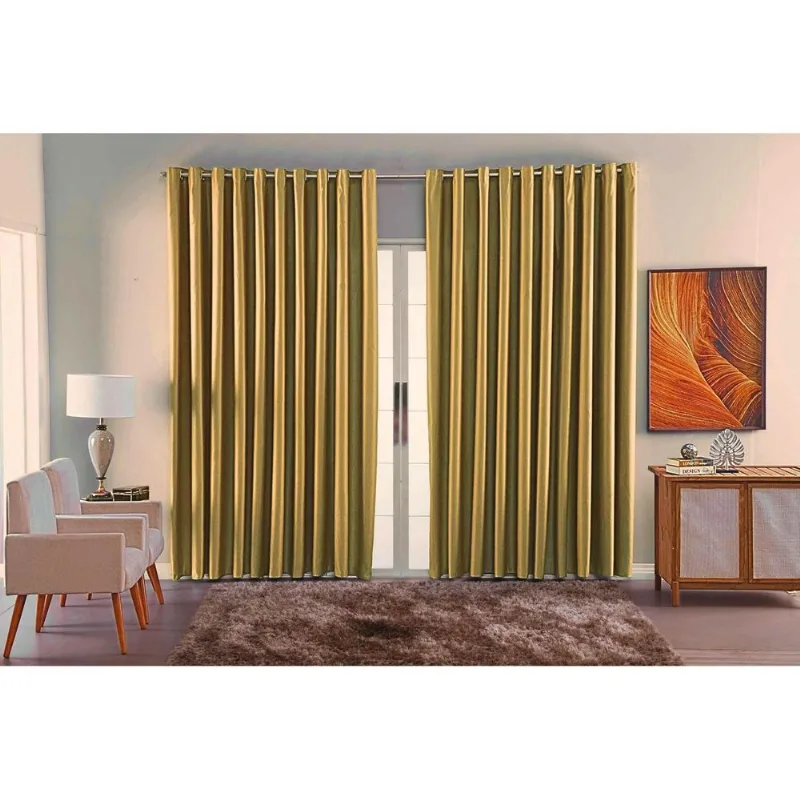 Cortina Blackout Em Tecido Ellegance Sala Quarto 2,70X1,80