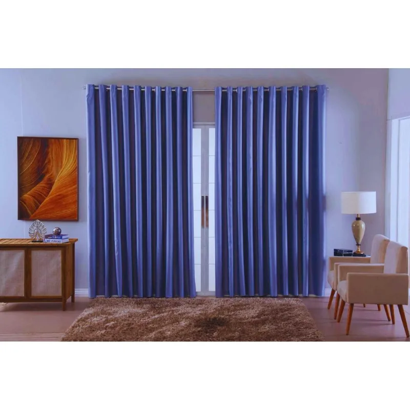Cortina Blackout Em Tecido Ellegance Sala Quarto 2,70X2,30