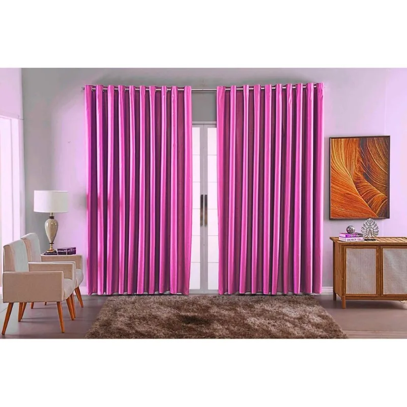 Cortina Blackout Em Tecido Ellegance Sala Quarto 4,00X2,50
