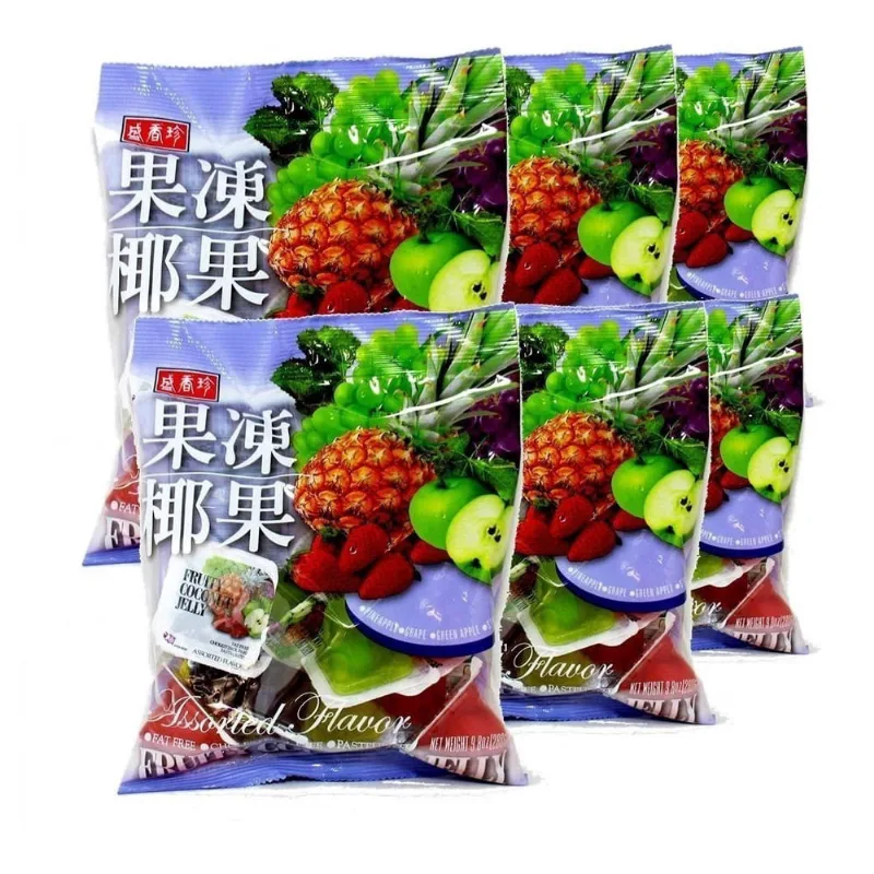 Gelatinas de Frutas Mistas Com Coco 280g - (Kit com 6)