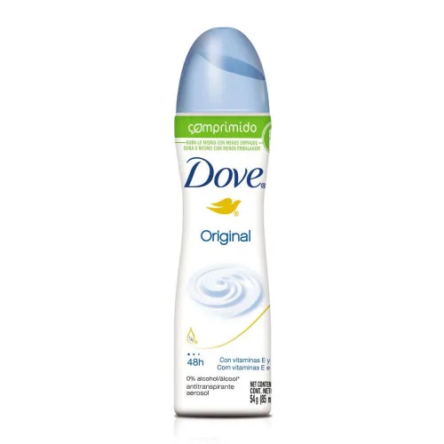Antitranspirante Aerossol Comprimido Original Dove 85ml - DOVE - Higiene E Beleza