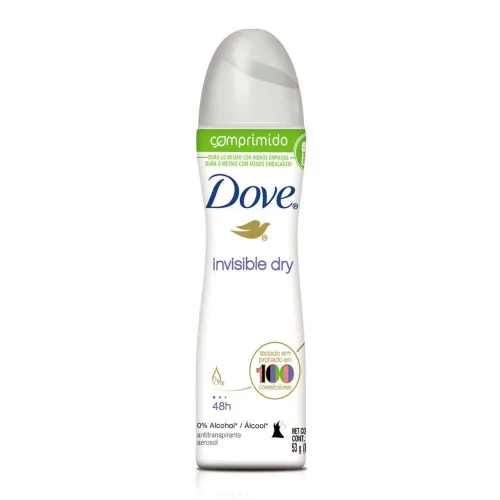 Desodorante Antitranspirante Aerosol Dove Invisible Dry Comprimido 85ml - DOVE - Higiene E Beleza
