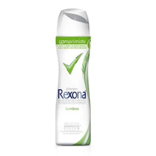 Desodorante Antitranspirante Aerosol Rexona Women Bamboo Comprimido 85ml - REXONA - Higiene E Beleza