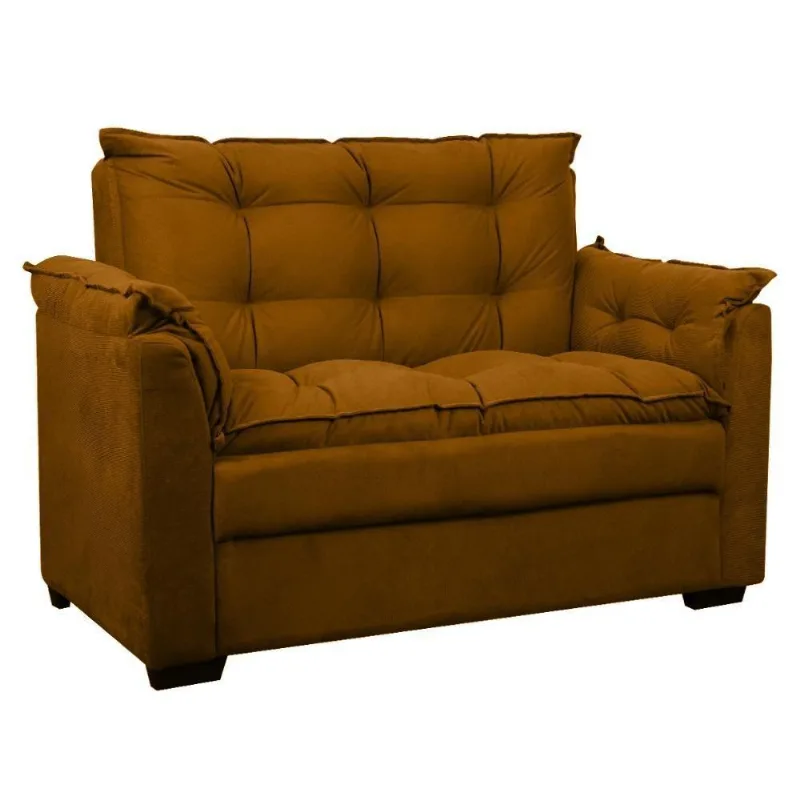 Sofá 2 Lugares Confortável Pequeno 140cm Small Herrero Cobre