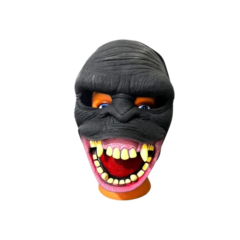 Fantasia Máscara de Gorila Sorridente dentes grandes rindo