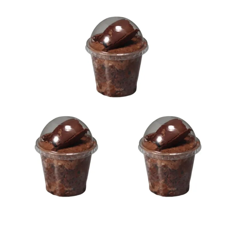 300Un Mini Copo C/tampa Bolha 60ml -mini Copo Da Felicidade