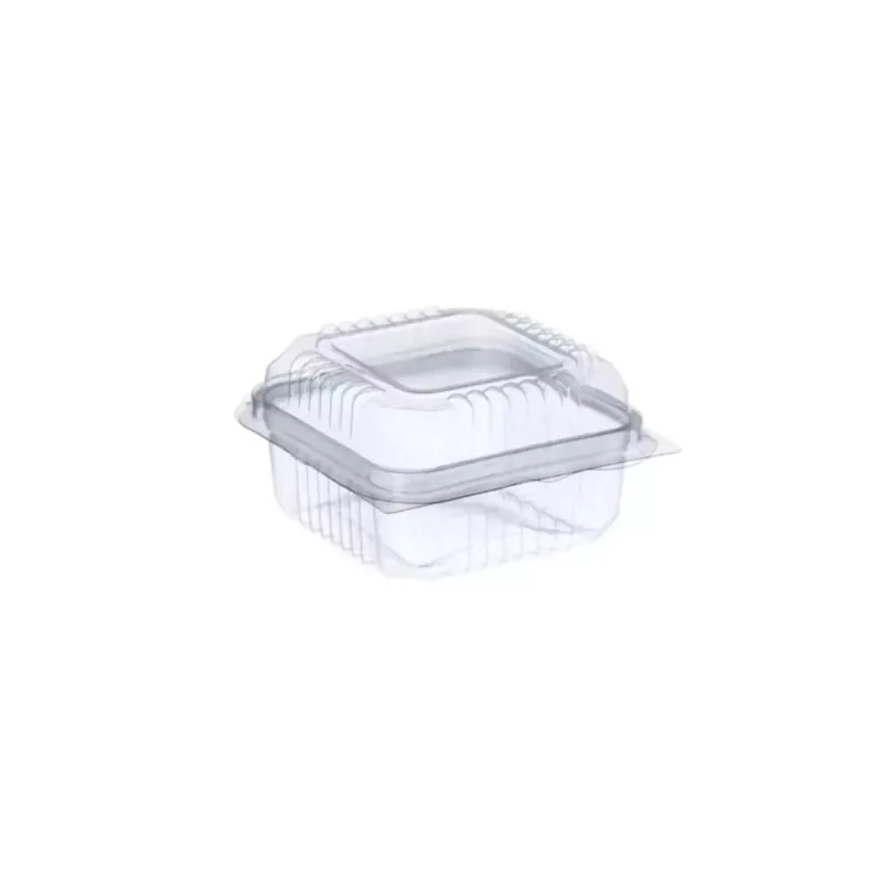 20 Embalagem Mini Doce Quadrado Pote Descartável 130ml