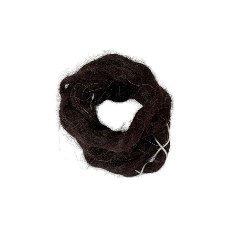 Cabelo Crepe Hair Castanho Cabelo 40Cm Para Bigodes E Barbas