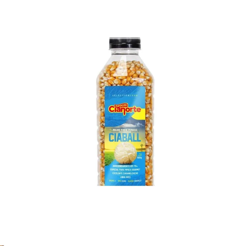 Milho Para Pipoca Doce Gourmet Ciaball 655g Cianorte - Não Informado - Mercearia