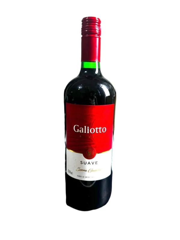 Kit 4un Kit De Vinho Casa Galiotto Tinto Suave De Mesa De 1l - Galiotto - Bebidas