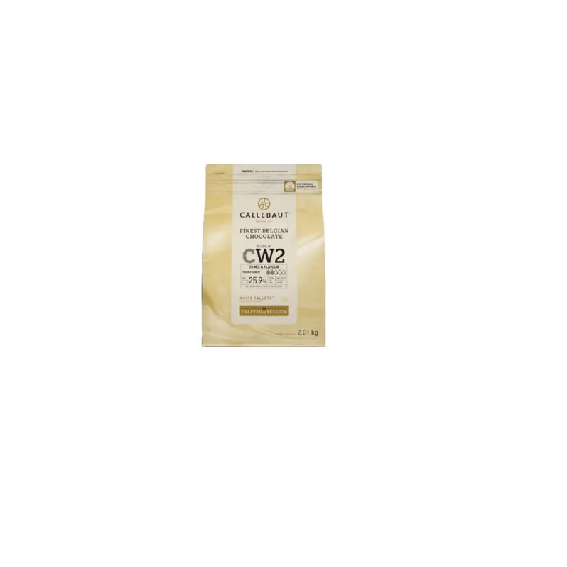 Callebaut Chocolate Branco Belga Gotas CW2- 2,01kg