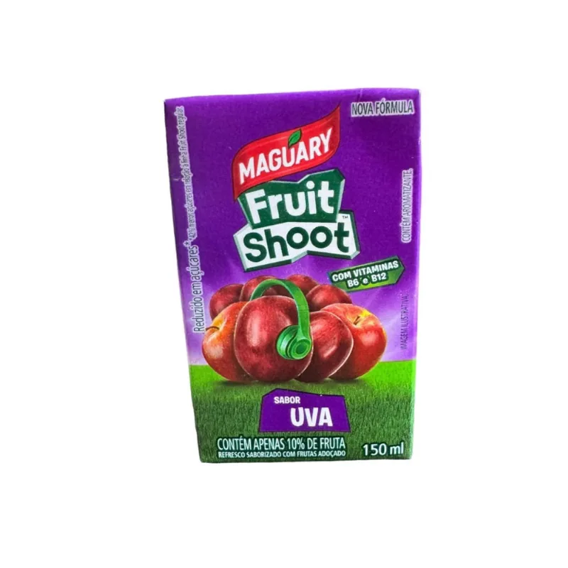 Suco Maguary Uva Fruit Shoot 150Ml Lanche Escola- Kit 25Un