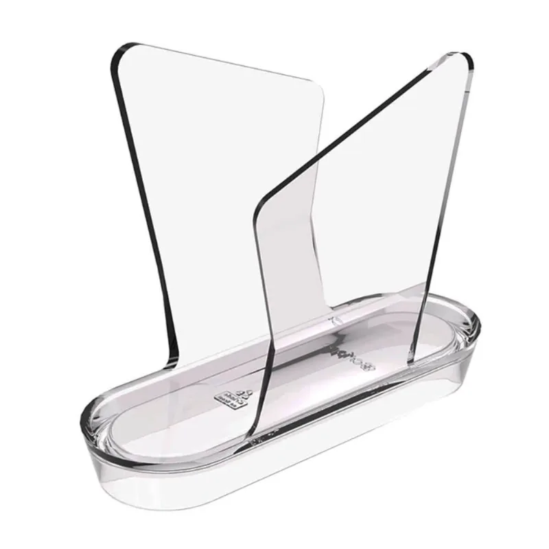 Kit 48 Porta Guardanapos Transparente de Mesa Plástico Crippa Restaurante Cafeteria