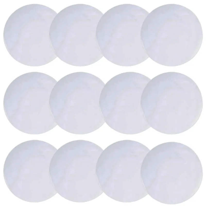 Kit 12 Pratos para Pão Tramontina Porcelana 16cm Sophia Branco Cupê Mesa Posta