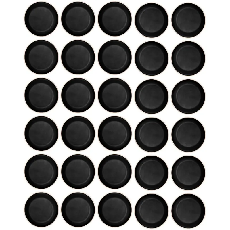 Kit 30 Pratos para Sushi 21,5cm Melamina Wolff Restaurante Sashimi Culinária Oriental