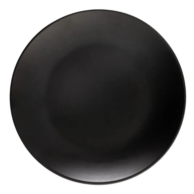 Kit 48 Pratos Plásticos Resistentes 18cm Rasos Servir Sobremesas Restaurante Buffets