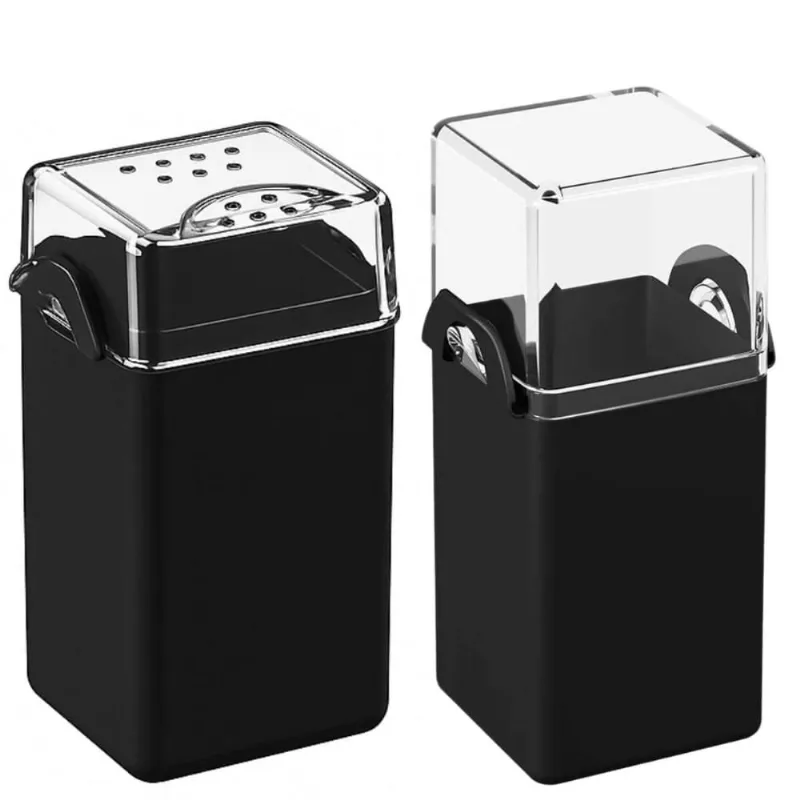 Kit 10 Saleiros Pimenteiros e 10 Paliteiros de Mesa Plástico