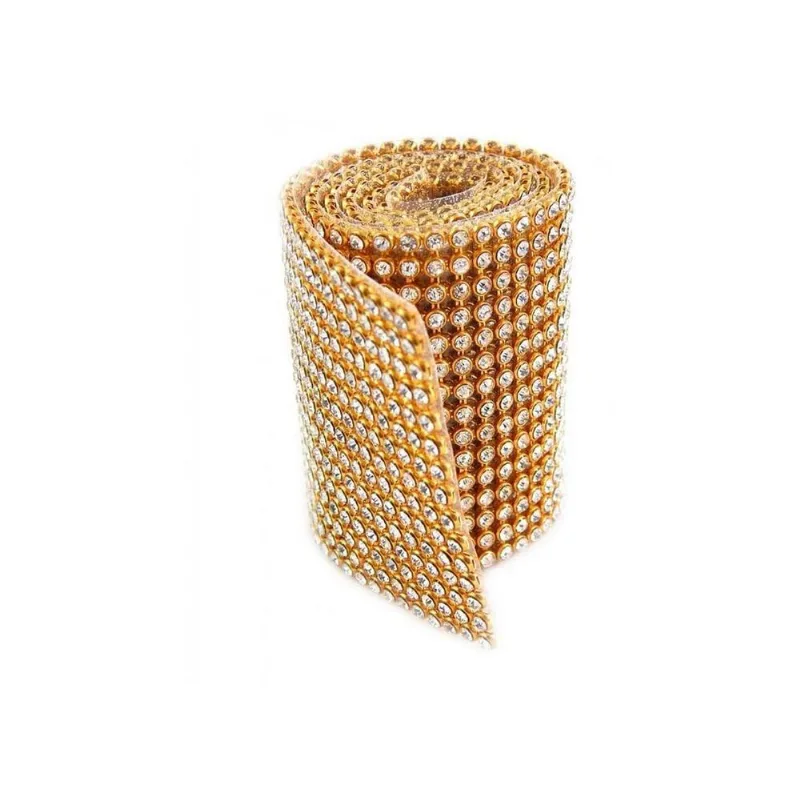 Manta De Strass 5x45 Alto Brilho 13 Fileiras Termocolante