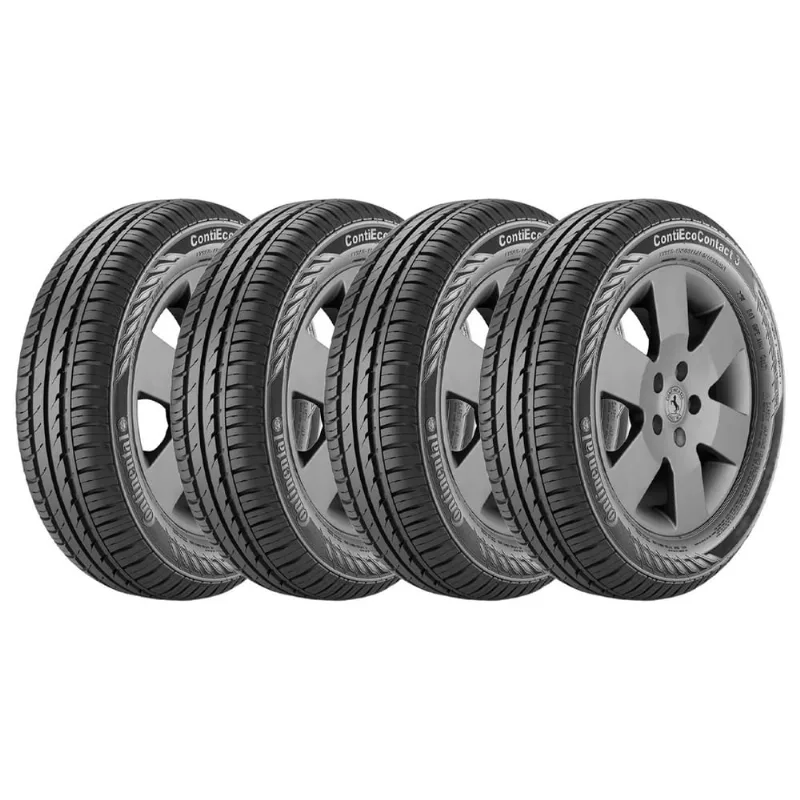 Kit 4 Pneus Continental 175/80 R14 88H ContiEcoContact 3