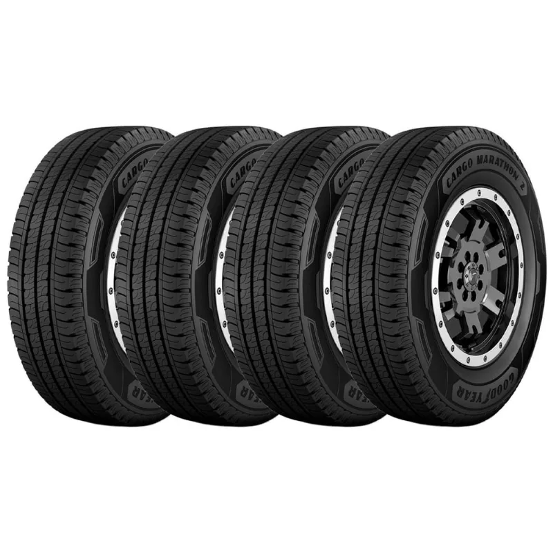 Kit 4 Pneus Goodyear 205/70 R15C Cargo Marathon 2 106/104R