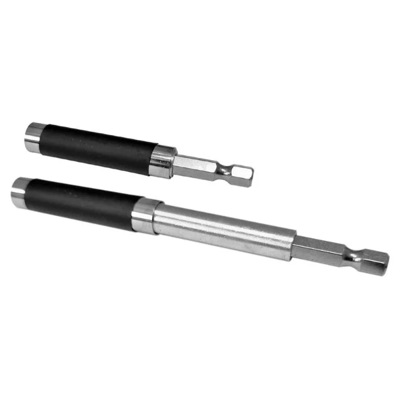 Porta Ponta Bit Extensor 120mm Magnético Com Guia Retrátil