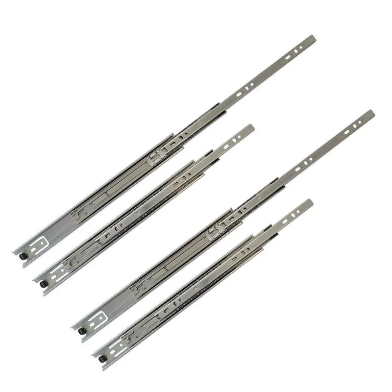 Kit 4 Corrediças Telescópicas 25cm Para Gaveta Trilho 2 Pares