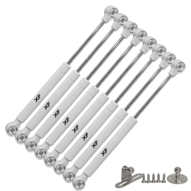 Kit 8 Pistão A Gás 245mm 120n 12kg Porta Móvel Abre Pra Cima