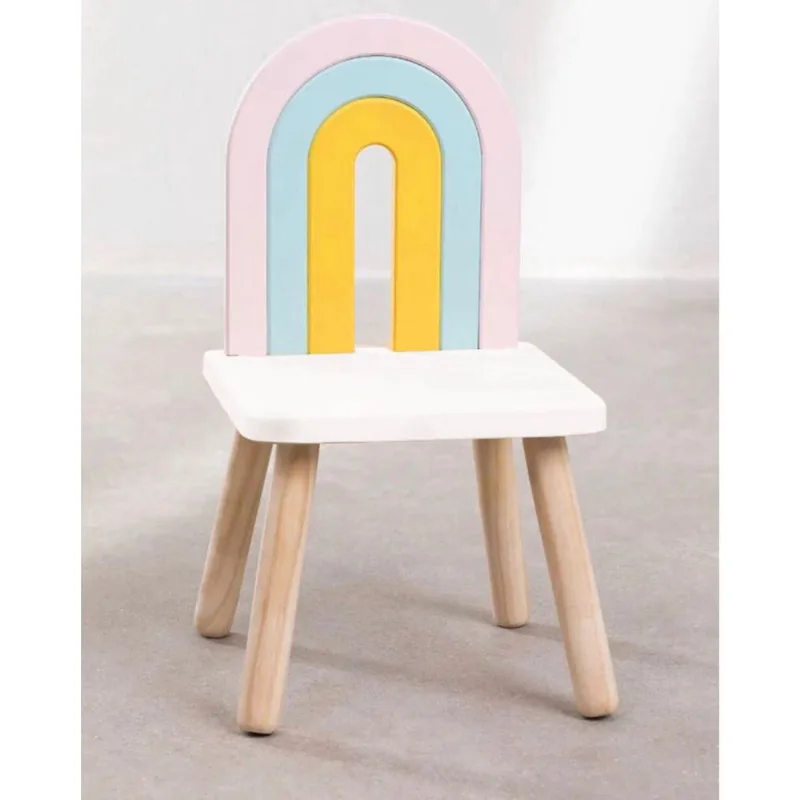 Cadeira Infantil Arco-íris Pé Palito