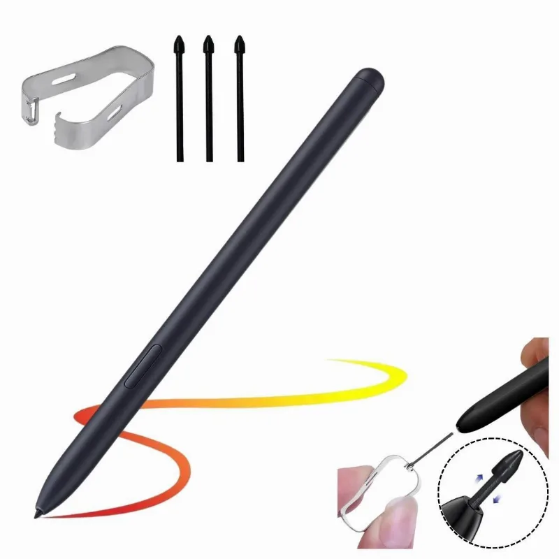Caneta Para Galaxy Tab S7 Plus 12,4 + Kit 3 Pontas