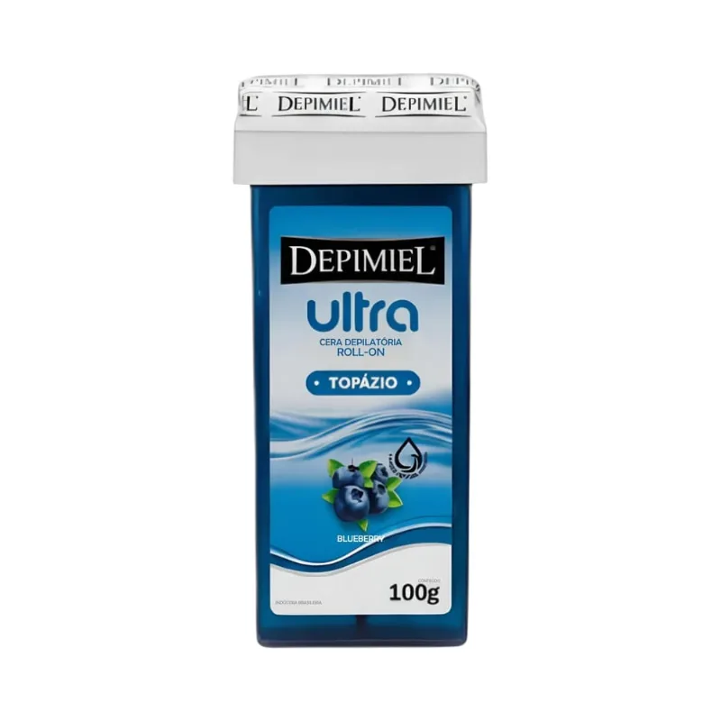 Cera Roll-On Depimiel Ultra Topázio 100g Cera Depil Depimiel 100g Rollon Ultra Topazio