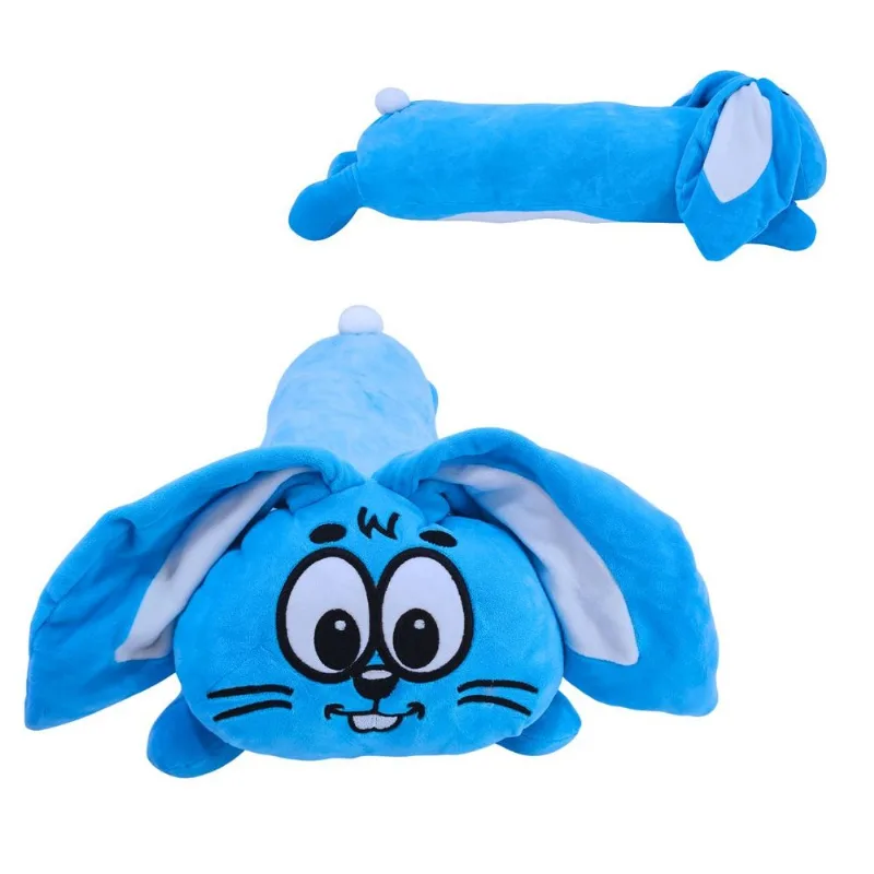 Almofada Compridinha Sansão 60cm em Pelúcia Super Macia Oficial Turma da Mônica