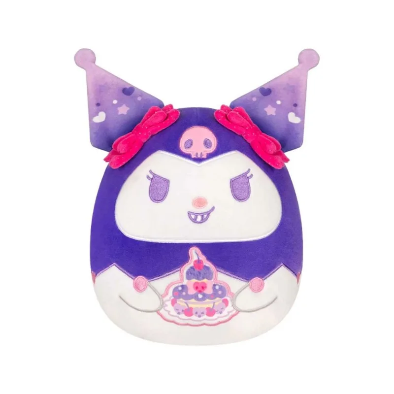 Pelúcia Squishmallows Kuromi 30cm Edição 20 Anos – Sunny Brinquedos Sanrio