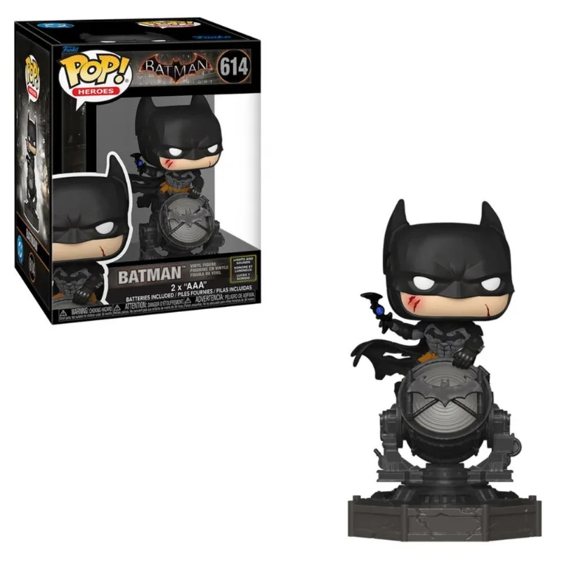 Funko Pop Batman Arkham Knight 614 Original DC Boneco Com Luz Colecionável